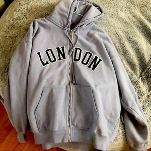 London periwinkle brandy zip up *RARE* (only trading)